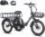Fafrees F20 Mate E-Bike, 20-Inch Foldable Electric Trike, 18.2Ah/21AH/25AH Removable Battery, Electric Cargo Tricycle for Adults Senior, 15.5MPh, Range 110km/130km/150km