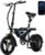 Finbike EB1S Electric Bike for Adults Teens, 14″ Commuter E Bike with APP Control, 36V 12Ah Battery with Customisable LED Light, 50KM Range & 25KM/H Speed