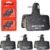 Bike Brake Pads 2 Pairs/4 Pairs for TRP Tektro Shimano MT200 Deore Br-M575 M525 M515 T615 T675 M505 M495 M486 M485 M475,Disc Brakes Pads for Bicycle Mountain/Electric/Road/MTB