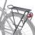 CXWXC Bicycle Rack for Disc Brake/non-Disc Brake Bicycle Rear Rack, Touring Luggage Suitable for 26-29 inches with Reflector and Maximum Load 27kg