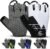 SAWANS Cycling Gloves Half Finger Gel Padded Grips Palm Bicycle Summer Riding MTB Bike Gloves for Men Women Non-Slip Fingerless Breathable Mesh Comfortable Lightweight