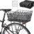CXWXC Rear Bicycle Basket with Cargo Net and Thick Lining for Bicycle, Thick Lining Bag for Bicycle, Electric Bicycle
