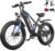 VARUN Electric Bikes for Adults, 26” 4.0 Fat Tire E Bike with 48V 18AH/13AH Lithium Battery, 100-150KM Max Range, 250W Motor, LCD Display with 5 PAS, 7 Speed Electric Mountain Bike for All Terrains