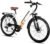 HILAND 26 Inch Electric City Bike, 250W Motor 36V E-Bike for Adults, 7-Speed with Front & Rear Disc Brakes, High-Carbon Steel Frame, 7.8Ah/10.4Ah Battery, Unisex Commuter Electric Bicycle