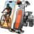 Bike Phone Holder, [Quick Release & 360° Rotation] Motorbike Phone Mount, Secure Lock Motorcycle Phone Holder for 4.7″-6.9″ Phones, Universal Handlebar Phone Mount for Bicycle/Moped/Scooter