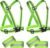 URAQT Reflective Vest Running Gear High Visibility Reflective 2 Wristbands, Adjustable Running Vest Safety Reflective Gear Night Walking Accessories for Cycling Running Men Women Kids Children