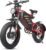 RZOGUWEX Electric Bicycle, 160 nm 20 Inch Off-Road EBIKE for Adults with 48V 30AH Detachable Lithium Ion Battery, 7 Speed with Dual Shock Absorbers and Hydraulic Disc Brake