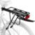 Pannier Rack, Cycle Touring Carrier 50KG Capacity, Bike Rear Luggage Rack w/Fender & Reflector, Quick Release Universal Bicycle Rack for Mountain & Road Bike