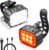 Bike Lights Set Super Bright, CIRYCASE USB Rechargeable Bike Light with Spot & Flood Beam, IP65 Waterproof Cycle Lights for Night Riding, DIY 2 x 4 + 2 x 6 Lighting Modes Bike Lights Front and Back