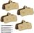 BOXOB 4 Pcs Electric Dirt Bikes Brake Pads, High-Performance Front & Rear Disc Brake Pads Replacement Accessories for Surron Light Bee X/S Segway X160 X260 Talaria Sting R MX3 MX4 Dirt Bike Part