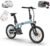 A Dece Oasis ADO Air 20S Folding E-Bike, 20″ Electric Bike, Ultra Light Weight 18.5 KG Electric Bicycle, Carbon Belt/Adjustable Shock Absorption/LCD Display/Disc Brakes/APP Intelligent