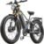 Dual Motor 95/190 N.m Electric Mountain Bikes for Adults E-Bike 48V 20Ah Removable Battery up to 120 km, 26X4 Fat Tire Ebike with LCD Display Full Suspension Bicycle RX80