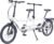 ECOSMO 20″ New Folding City Tandem Bicycle Bike 7 Speed Gears, DUAL Disc Brakes, Rear rack,Pedal independently – 20TF01W