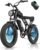 YVY Electric Bike, 48V 20Ah/52V 40Ah Removable Battery, 70-180 Miles Max Range, Full Suspension Fat Tire E-Bike, 7-Speed Electric Mountain Bike, Dual Disc Brakes, LCD Display