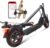 Electric Scooter 10 inch Big Solid Tires, Electric Scooters Adult, 3 Speed Mode, Foldable Electric Scooters with APP, Double Braking System E Scooter for Adults and Teens Gifts