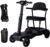 iCAN X-15 Folding Mobility Scooter 2026 Model, 10ah Removable Battery, 10 Miles Range, 18kg Lightweight, Canvas Bag, LCD Display, Compact Travel Scooter for Senior, UK Class 2 (Black)