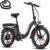 Fafrees F20 Electric Bike for Adults, 20 INCHES Folding E-Bike 250W, 36V 16AH/18AH Removable Battery, 7-Speed City Electric Bicycle