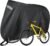 Favoto Bike Cover for 1 or 2 Bikes Waterproof 210T Bicycle Cover Outside Storage UV Protection Windproof Dustproof with Lock Hole for Mountain Bike Road Bike 78.7 x 27.5 x 44 inch