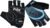 FDX Half Finger Cycling Gloves – Breathable, Gel Padded Protection, Anti-Slip – Fingerless Shock-absorbing Mitts for Mountain Bike, Road Bicycle, MTB, Riding, Men and Women
