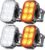 Glangeh Bike Lights Ultra Slim, Rechargeable Bicycle Lights Front and Rear, 4+6 Modes Bike Light, Waterproof IP65 Cycle Lights for Road Safety, 1.5 Hrs Fast Charging Bike Light Cycling Headlights Set