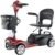 iScooter Mobility Scooters,X-02 Mobility Scooter for Adults,20KM Range 4 Wheel Electric Wheelchair Device with LED Headlight,Basket,Cup Holder and Control Panel,Lightweight Portable,for All Terrain