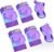 Youth/Kids Knee Pads Elbow Pad Wrist Guards Protective Gear Set for 3-15 Years Child Roller Skates Skateboard Inline Rollerblading Cycling BMX Bike Skating Scooter Riding and Other Outdoor Sports