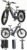 Rexhan 26” Electric Bike, 26 Inch E Hybrid Bike, 48V 20AH Removable Battery, Powerful Motor, Throttle, Dual Suspension, Hydraulic Brakes, 60-80 KM Range, Aluminium Frame, Cruise Control, Headlight