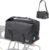 ROCKBROS Bike Rear Rack Bag Waterproof, Rolltop Expandable 16 L Bike Saddle Pannier with Shoulder Strap, Reflective Bicycle Storage Trunk Bag for Cycling Commuting Traveling Touring