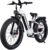 RZOGUWEX Electric Bicycle，26 Inch Off-Road EBIKE for Adults with 48V 25AH Detachable Lithium Ion Battery, 7 Speed with Dual Hydraulic Disc and Brake Dual Shock Absorbers