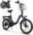 SAMEBIKE Foldable Electric Bike for Adults,20″ Fat Tire Ebike with 7 Speed, Max Range 110KM, Dual Shock Absorber, E-bike for Commuting and Off-Road Adventures