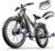 Sheng-milo Electric Bike S600 E-Mountain E Bike Dual Motor Electric Motorbike 26Inch Fat Tire e-bike 48V 17.5AH Battery with Removable Li-Ion Battery and 7 Speed Gear for Adults-Men(UK Warehouse)