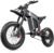Shengmilo S900 Electric Bike for Adults, 60V 30Ah 1800Wh Battery,Off-Road Ebike, 20″x4.0″ Fat Tire, Full Suspension Electric Dirt Bike with Hydraulic Disc Brakes