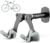 Sportneer Bike Wall Mounts, Aluminum Bike Rack with 5 Levels Adjustment Bicycle Wall Hanger Hook in Garage with wide handlebars (MAX 25KG) for Indoor Bike Storage Mountain Bikes or Hybrid Bikes