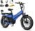 TESWAY X7PRO Electric Bike for Adults,52V 60AH 320KM Long Range Ebike,20″ Full Suspension Fat Tire E-Bike, Dual Hydraulic Brake, 7-Speed Colorful LCD Display Electric Mountain Bike(Step Over)