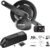 TSDZ Mid Drive Conversion Kit 36V 250W TSDZ-2B with EKD01 Multilingual LCD Display, New Version TSDZ-2 Electric Bike Conversion Kit Torque Sensor Mid Motor with Optional Battery