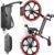 WELDUN Bike Wall Mount, Bike Hanger Rack, Swivelling Bike Holder, Vertical Bicycle Storage Rack for Garage and Indoor Use, Load Capacity 30kg