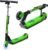 Xootz Kids’ Elements Electric Foldable Scooter, LED Light Up Wheel and Collapsible Handlebars